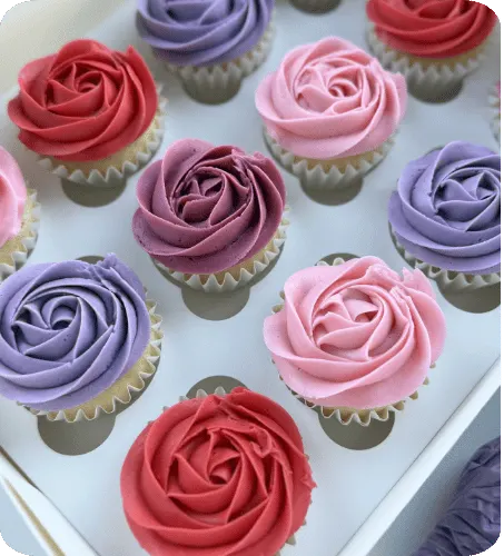 Anniversary cupcakes from Austin home bakers