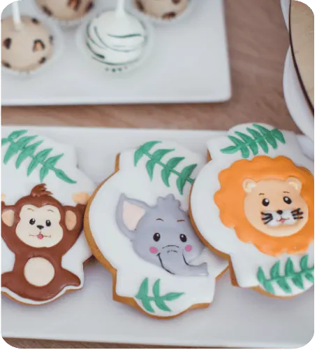 Baby shower cookies from Austin home bakers