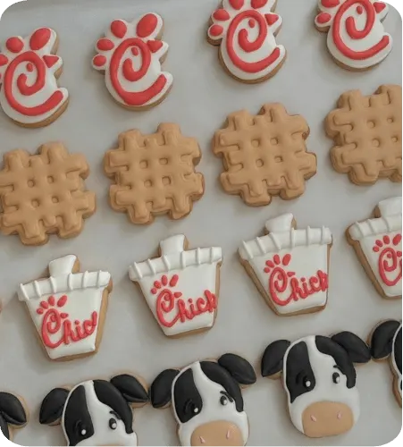 Corporate event cookies from Austin home bakers