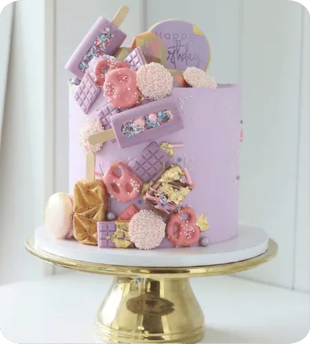 Custom birthday cake from Austin home bakers