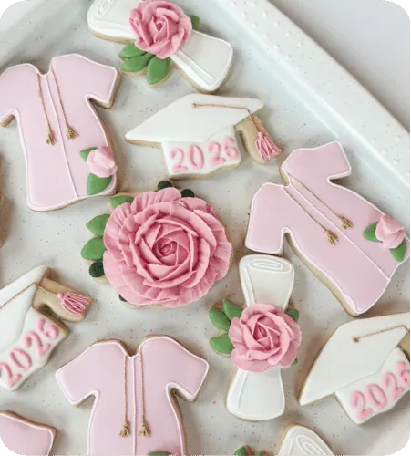 Graduation cookies from Austin home bakers