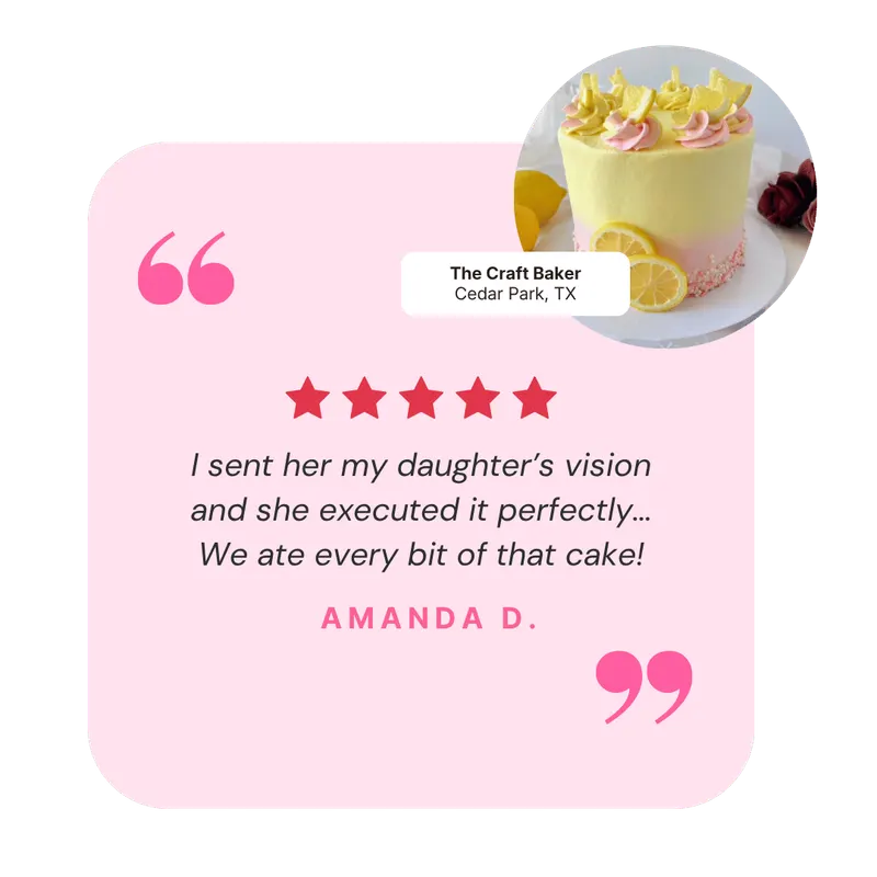 The Craft Baker Cedar Park TX — Amanda D. review