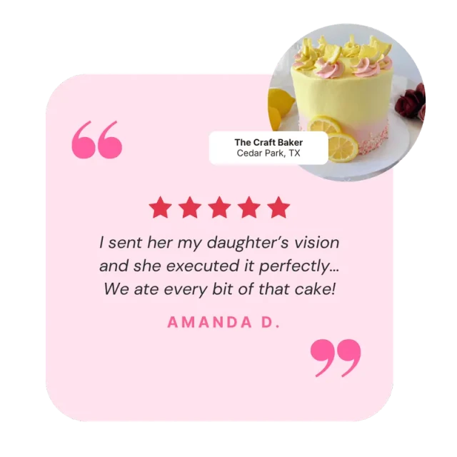 The Craft Baker Cedar Park TX — Amanda D. review